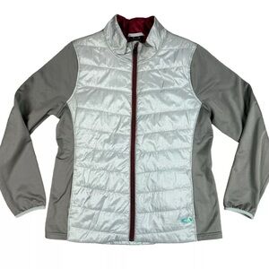 Oakley Full Zip Gray Packable Puffer